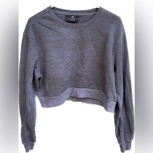 H&M | Dark Gray Relaxed Fit Sweatshirt | Size M